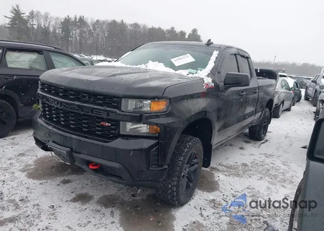 2019 Chevrolet Silverado 1500 Custom Trail Boss z USA, uszkodzony, nr VIN 1GCRYCEF4KZ215393